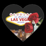 Wedding In Fabulous Las Vegas Roses with Bride & G stickers