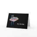 Wedding in Fabulous Las Vegas Save the Date Card by vegasdusoleil Wedding in Fabulous Las Vegas Save the Date Card