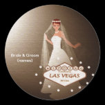Wedding In Fabulous Las Vegas "Spotlight Bride" St stickers