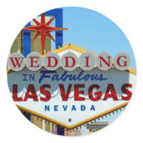 WEDDING IN FABULOUS LAS VEGAS Sticker
