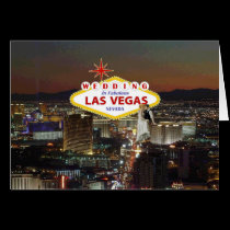 Wedding In Fabulous Las Vegas with Bride & Groom C cards