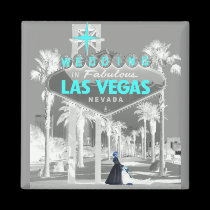 Wedding In Las Vegas Bride & Groom Magnet magnets