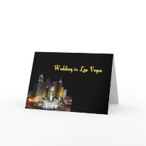 Wedding in Las Vegas Card