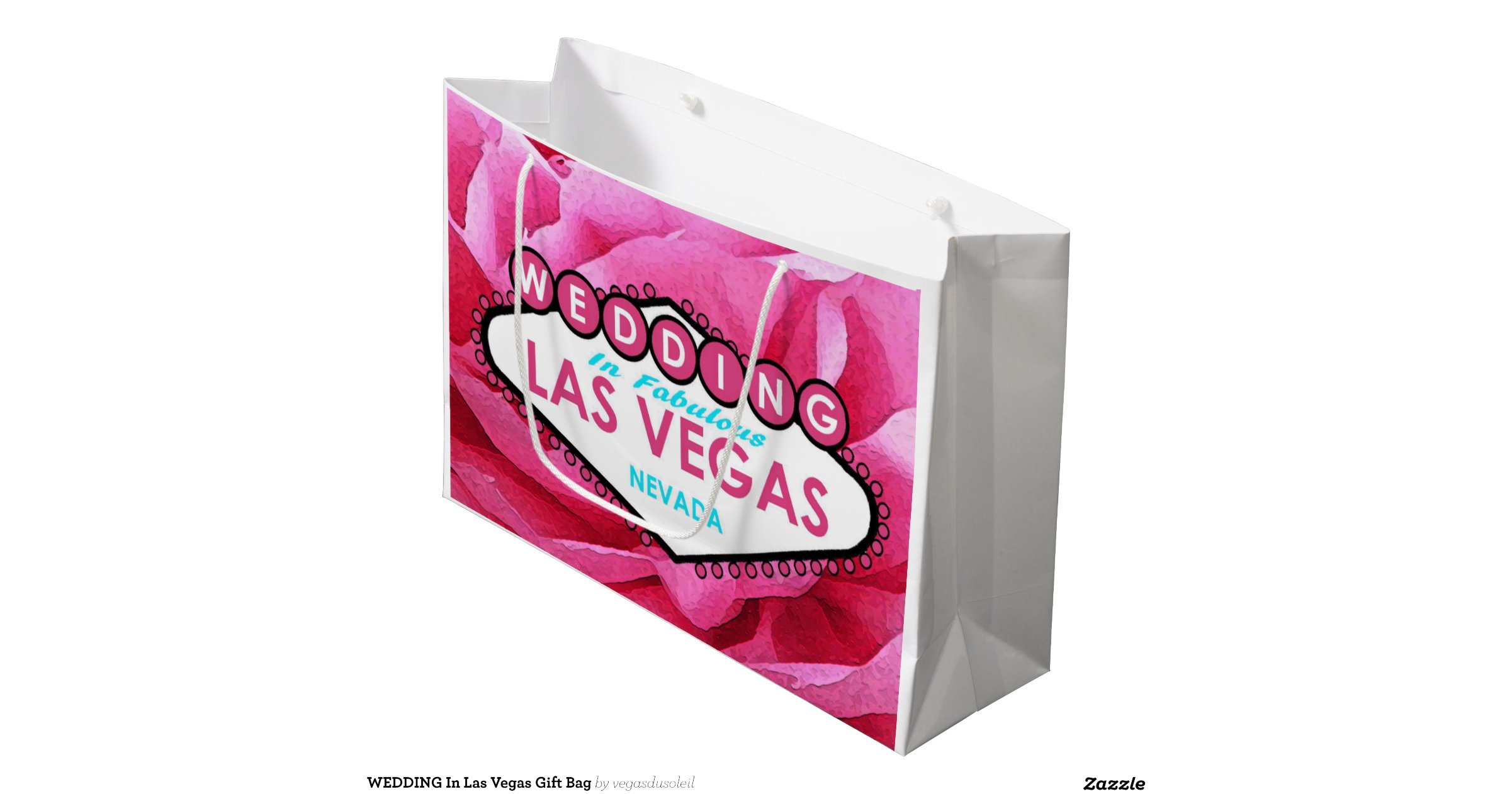 WEDDING In Las Vegas Gift Bag Large Gift Bag Zazzle