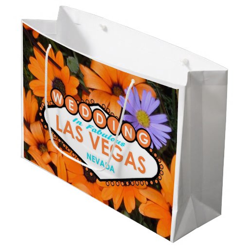 WEDDING In Las Vegas Gift Bag Large Gift Bag Zazzle