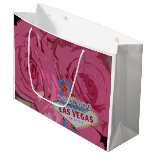 WEDDING In Las Vegas Gift Bag Large Gift Bag Zazzle