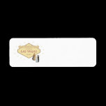 Wedding in Las Vegas Label labels