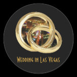 Wedding in Las Vegas Wedding BandsSticker stickers