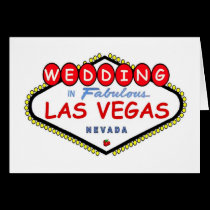 Wedding in Las Vegas with cherry logo card