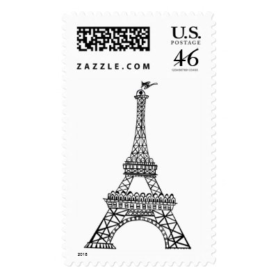 Wedding in Paris Wedding In France Stamp