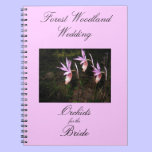 Wedding in the forest spiral notebook notebooks