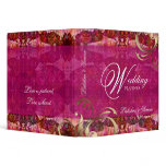 Wedding Indian Damask Pink Gold Photo Album binders