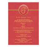 Wedding Indian Style Flat Invitation at Zazzle