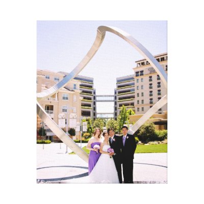 Wedding Infinity Stretched Canvas Prints