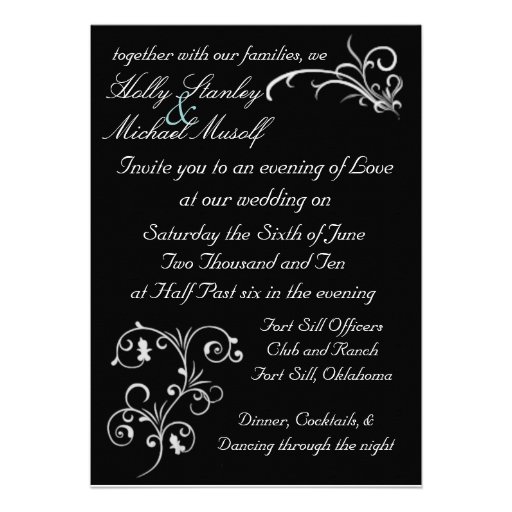 wedding,invatation,black,white,fancy,classy,simple invites