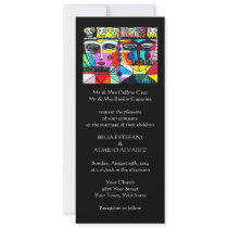 Wedding Invit (slim rectangle) Day Of The Dead Announcements