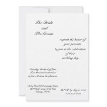 Wedding invitation
