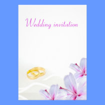 Wedding invitation invitations