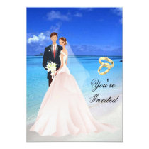 wedding, party, bride, groom, fun, invitations, Invitation with custom graphic design