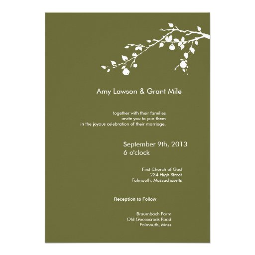 Wedding Invitation - A Great Pear