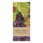 Wedding Invitation Autumn Grape Leaf