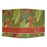 Wedding Invitation Autumn Grape Leaf Batik binders