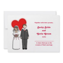 Wedding Invitation Bride and Groom Collection