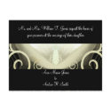 Wedding Invitation Cala Lily postcard