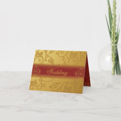 FOLDING HINDU WEDDING CARD