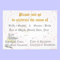 Wedding Invitation (Champagne Glasses) invitations