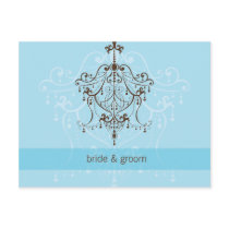 WEDDING INVITATION :: chandelier postcards by edgeplus WEDDING INVITATION :: chandelier postcards