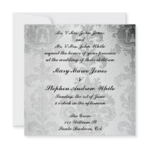 Wedding invitation Classic Damask