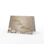 Wedding Invitation  Diamonds on satin customizable Greeting Cards