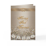 Wedding Invitation  Diamonds on satin customizable Greeting Cards