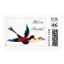 Wedding Invitation Dove postage