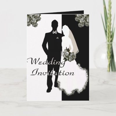 Wedding Invitation Elegant Template Greeting Card by TastefulDesigns