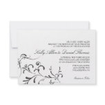 Wedding Invitation | Floral Grace |wb