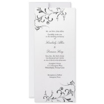 Wedding Invitation | Floral Splash |wb