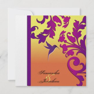 tropical invitation-hummingbird-destination wedding-wedding-invitation-flower-floral