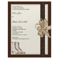 Wedding invitation flyer from brides mother & fath by moonlake Wedding invitation flyer from brides mother & fath