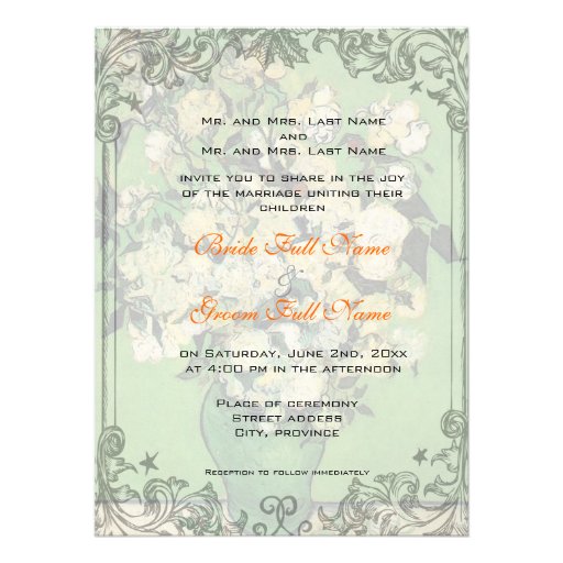 Wedding Invitation From Bride And Groom's Parents 5.5