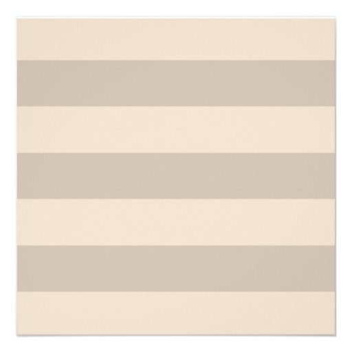 Wedding Invitation | Ivory Starfish Stripes