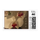 postcard - Coordinate your brown and cream wedding invitation with this unique, elegant wedding invitation stamp!