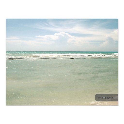 Wedding Invitation // Modern Beach Collection