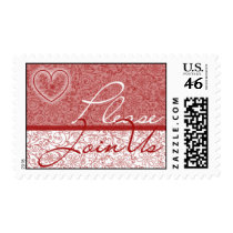 Wedding Invitation Postage Stamp