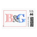 Wedding Invitation Postage Stamp