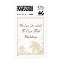 Wedding Invitation Postage Stamp