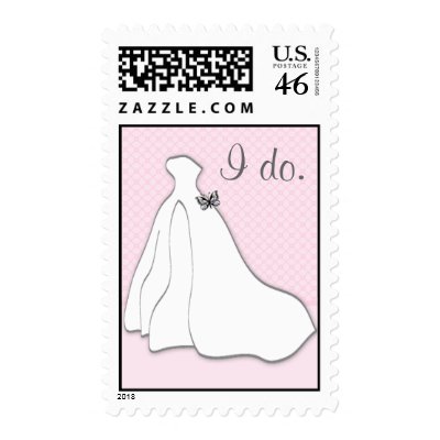 Wedding Invitation Postage Stamp