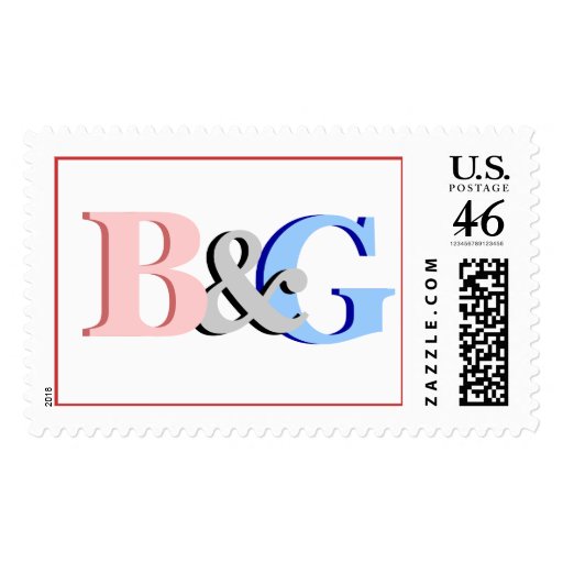 Wedding Invitation Postage Stamp