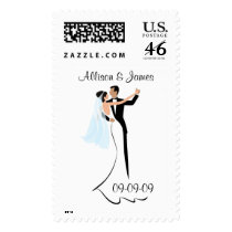 Wedding Invitation Postage Stamps